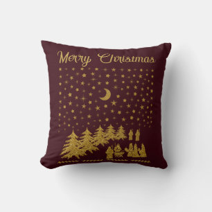 Coussin Noël religieux, Naissance de Jésus