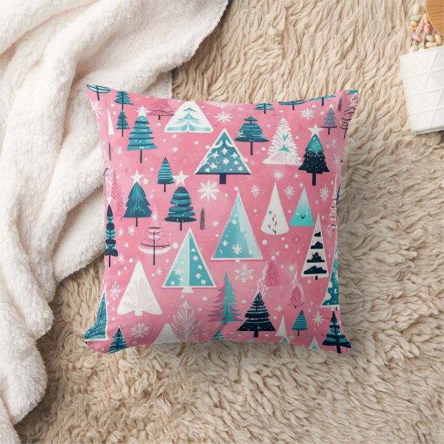 Coussin Noël rose (Couverture)