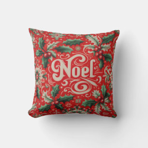 Coussin Noel rouge et vert