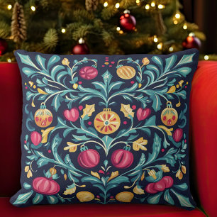 Coussin Noël universitaire sombre