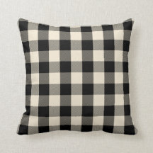 Coussin noir de guingan