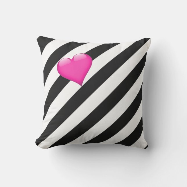 Coussin Noir et blanc (Recto)