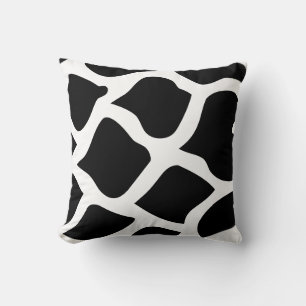 Coussin NOIR ET BLANC abstrait