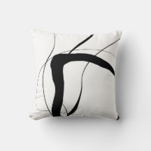Noir et blanc minimaliste Abstrait Line Art