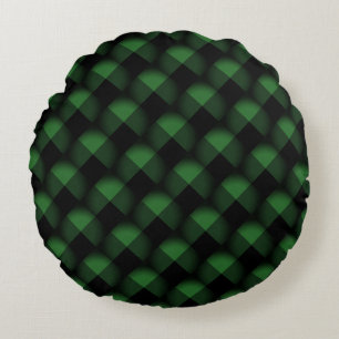Coussin noir et vert