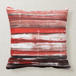 Coussin Noir rouge