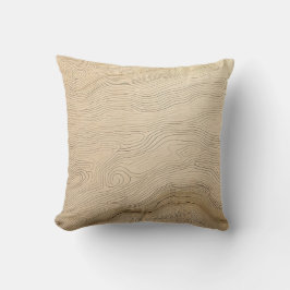 Coussin Noir simple et beige japonais