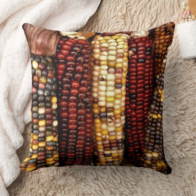 Coussin Noix de maïs indiennes colorées Photo (Couverture)