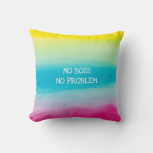 Coussin Nom de la retraite Drôle Pas de problème Artistiqu