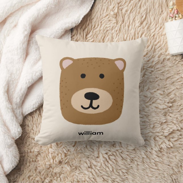 Coussin Nom de l'ours Brown (Couverture)