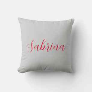Coussin Nom d'écriture professionnelle classique personnal