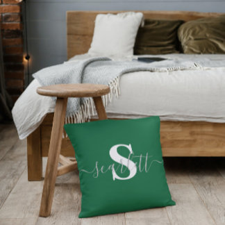 Coussin Nom d'inscription modifiable Couleur personnalisée