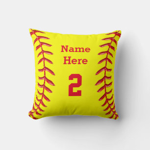 Coussin NOM et NOMBRE PERSONNALISÉS de carreau du