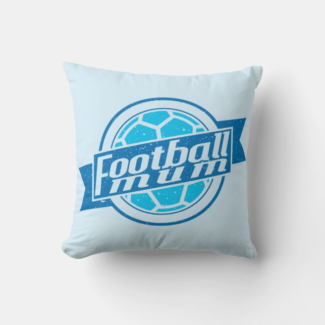 Coussin Nom Et Numéro De La Mère De Football (Recto)