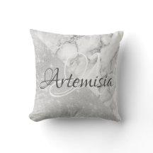 Nom Géométrie initiale en marbre gris blanc