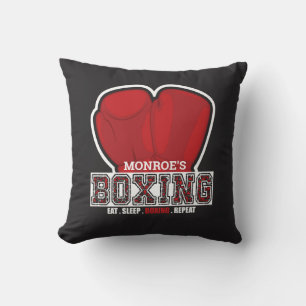 Coussin NOM personnalisé Boxer Boxer Glove Prize