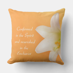Coussin Nom personnalisé, Célébration de la RCIA Félicitat