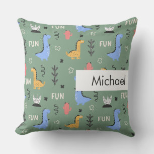 Coussin Nom personnalisé Enfants Motif mignon
