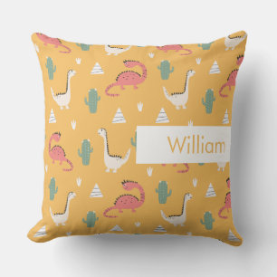 Coussin Nom personnalisé Enfants Motif mignon