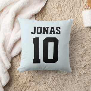 Coussin Nom personnalisé personnalisé numéro d'équipe spor