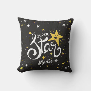 Coussin Nom personnalisé Superstar