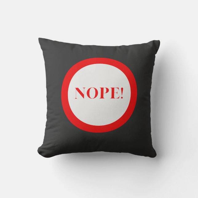 Coussin Non ! (Recto)