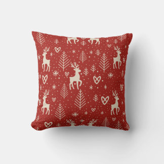 Coussin Nordic Yuletide Reindeer