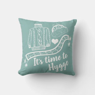 Coussin Nordique scandinave Il est temps de Hygge