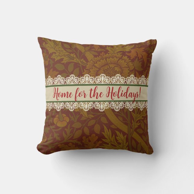 Coussin Nostalgic Classic William Morris Motif Holiday (Recto)