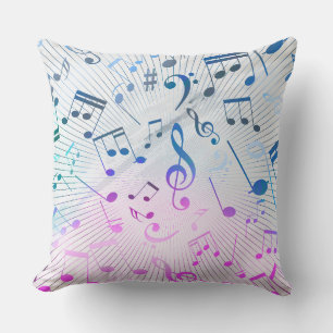 Coussin Notes de musique