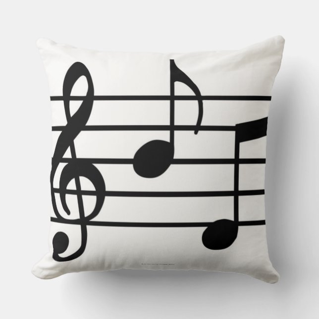 Coussin Notes de musique (Recto)