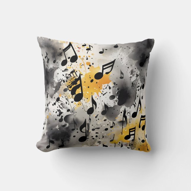 Coussin Notes musicales (Recto)