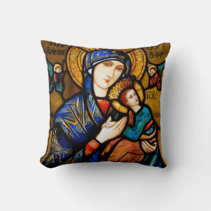 Coussin notre dame d'aide perpétuelle