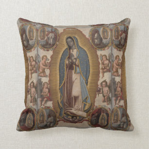 Coussin notre dame de Guadalupe