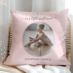 Coussin Notre Petite Ballerine Rose Pâle 