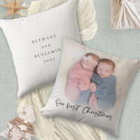 Notre premier script de Noël Baby Twins Photo