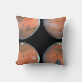 Coussin notre vue de Mars dans le nord de l'été