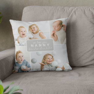 Coussin Nounou Moderne 4 Photo Gris