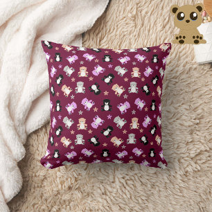 Coussin Nounours en peluche
