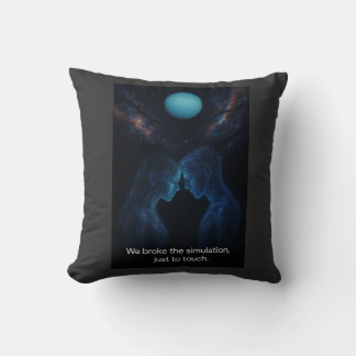 Coussin Nous avons brisé la simulation