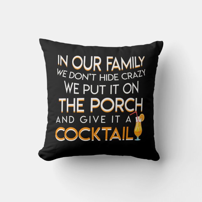 Coussin Nous l'avons mis sur le porche donnons l'amant de (Recto)