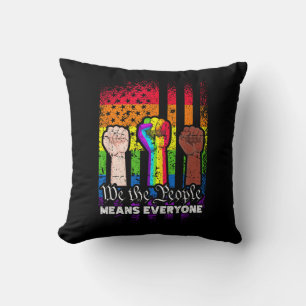 Coussin Nous, le peuple signifie tout le monde Constitutio