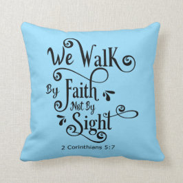 Coussin Nous Marchons Par La Foi