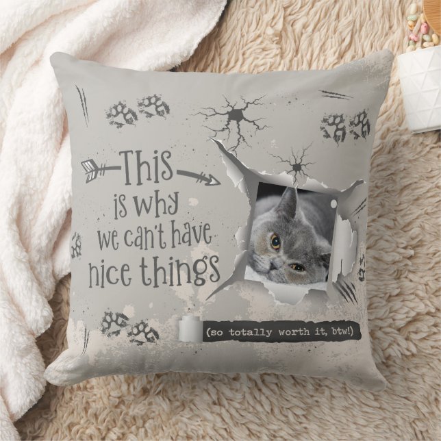 Coussin NOUS NE POUVONS PAS AVOIR DE BELLES CHOSES Naughty (Couverture)