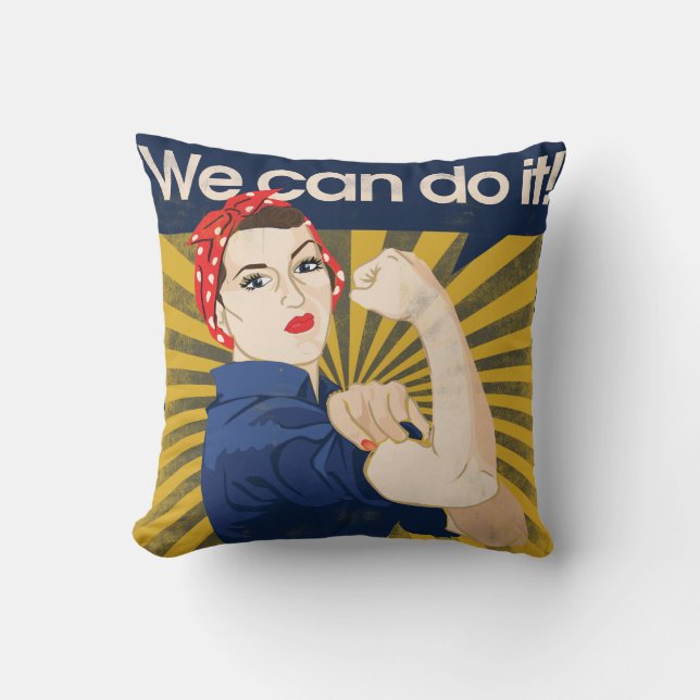 Coussin Nous pouvons le faire féminisme (Recto)