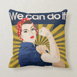 Coussin Nous pouvons le faire féminisme