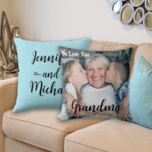 Nous t'aimons Mamie Photo personnalisée Fête des M