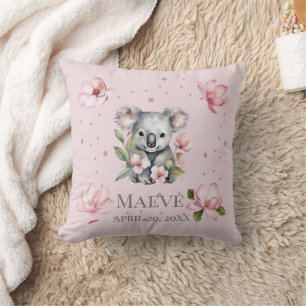 Coussin Nouveau bébé koala ours 