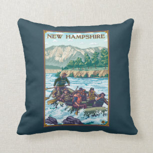 Coussin Nouveau HampshireRiver transportant la scène par