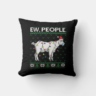 Coussin Nouveaux gens Chèvre Santa laid Noël cadeau de Noë